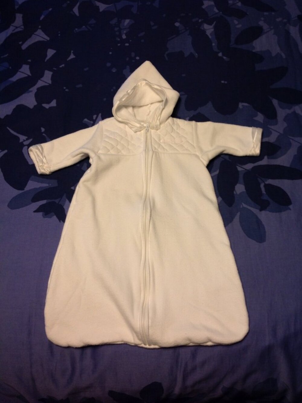 Vintage Baby Dior Full Zip Up Hooded Sleep Bag Onesie